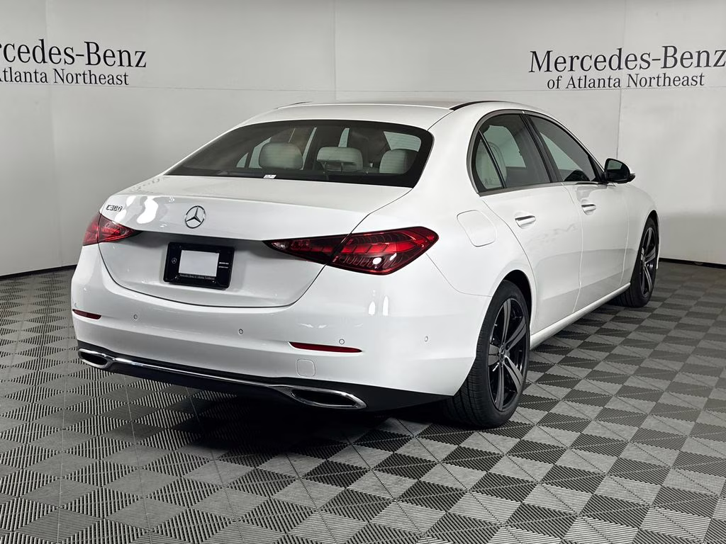 2025 Polar White Mercedes-Benz C-Class C 300 RWD Sedan