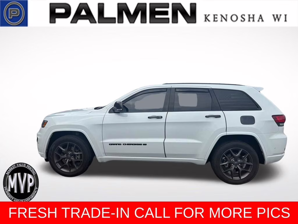 2021 Bright White Clearcoat Jeep Grand Cherokee 80th Anniversary Edition 4X4 SUV