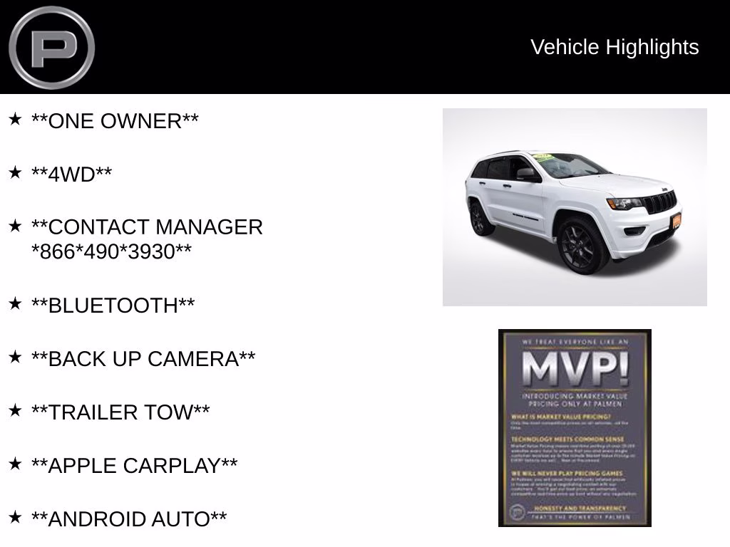 2021 Bright White Clearcoat Jeep Grand Cherokee Limited 4X4 SUV