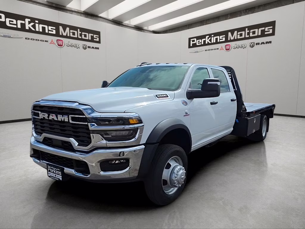 2026 Bright White Clearcoat Ram 5500HD Tradesman 4X4 Truck