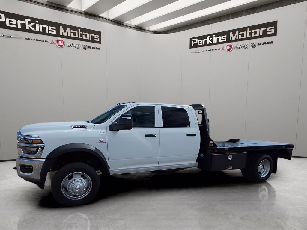 2026 Bright White Clearcoat Ram 5500HD Tradesman 4X4 Truck