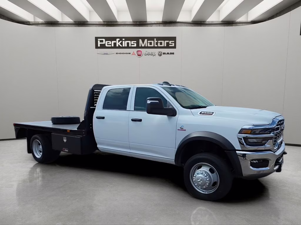 2026 Bright White Clearcoat Ram 5500HD Tradesman 4X4 Truck