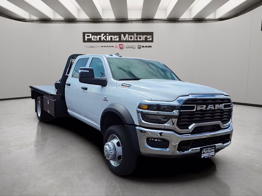 2026 Bright White Clearcoat Ram 5500HD Tradesman 4X4 Truck