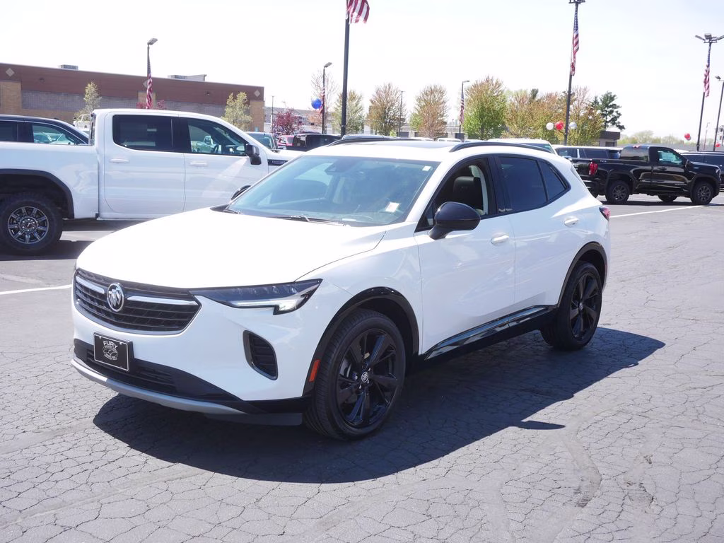 2023 Summit White Buick Envision Essence AWD SUV