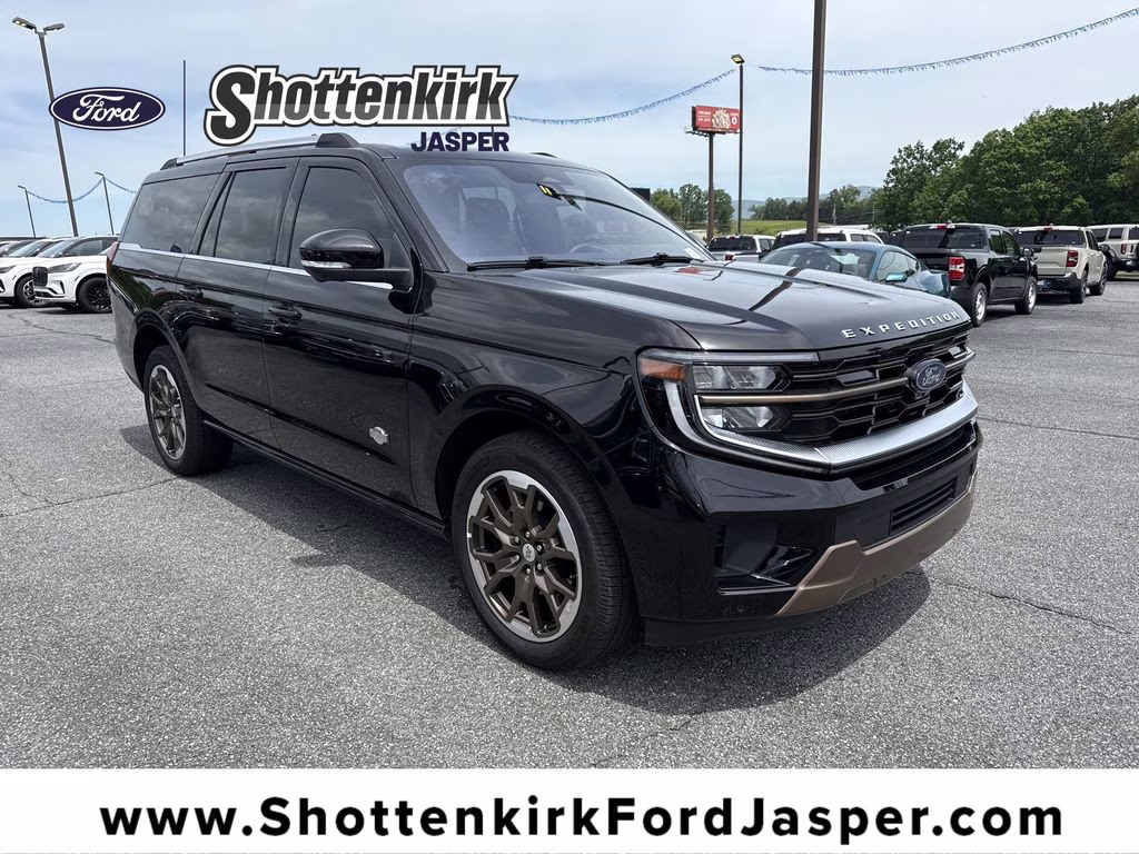 2025 Agate Black Metallic Ford Expedition Max King Ranch 4X4 SUV