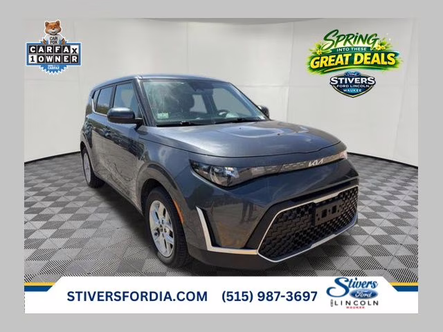 2023 Gravity Gray Kia Soul LX FWD Hatchback