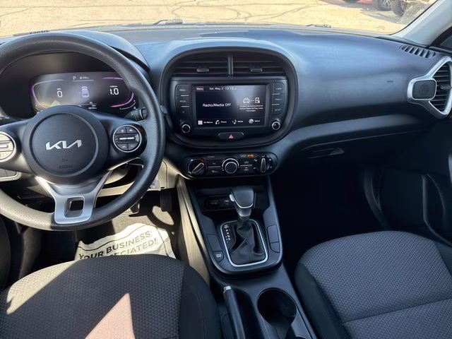 2023 Gravity Gray Kia Soul LX FWD Hatchback
