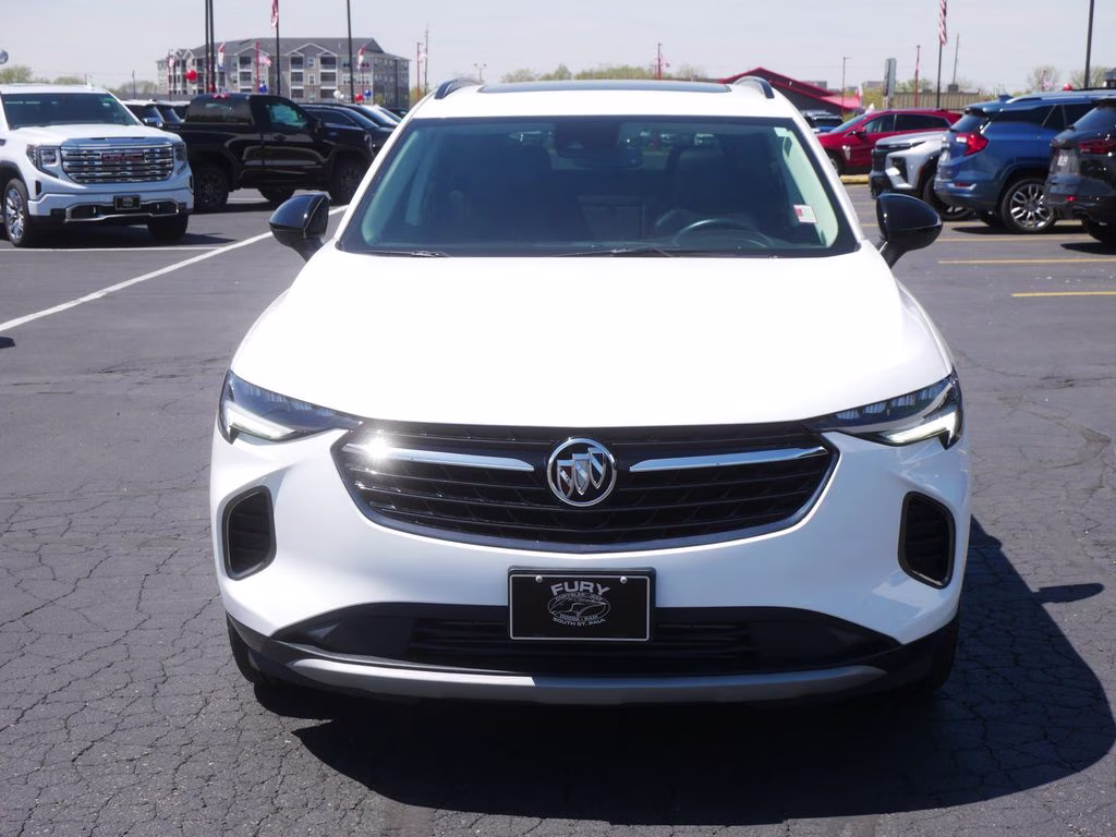 2023 Summit White Buick Envision Essence AWD SUV