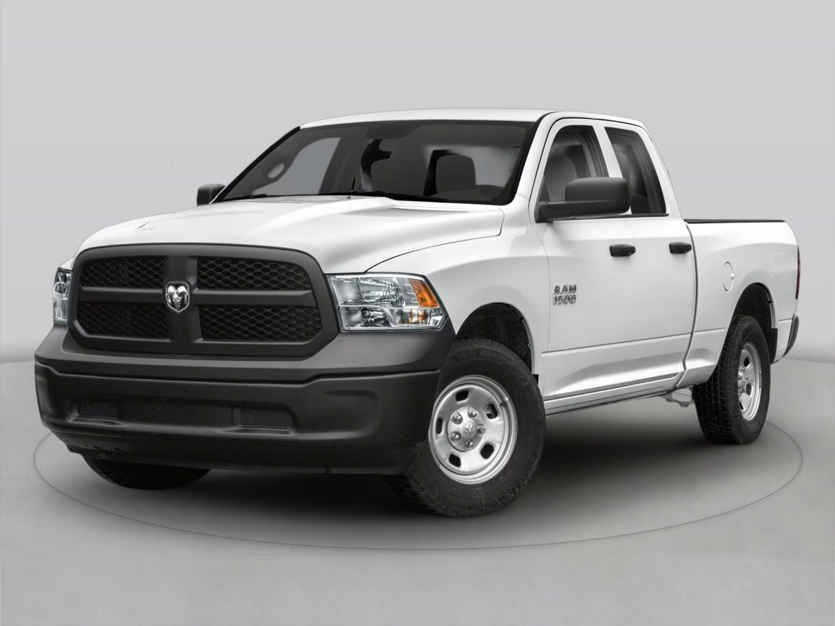 2023 Bright White Clearcoat Ram 1500 SLT 4X4 Truck