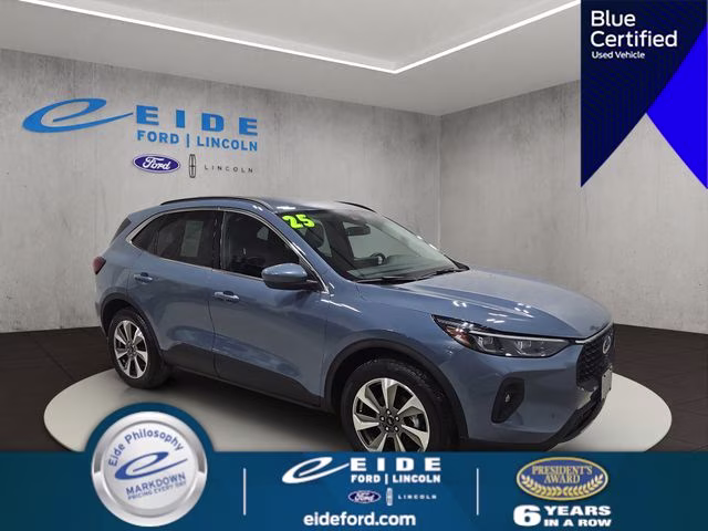 2025 Vapor Blue Metallic Ford Escape Platinum AWD SUV