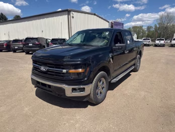 2024 Agate Black Metallic Ford F-150 XLT 4X4 Truck