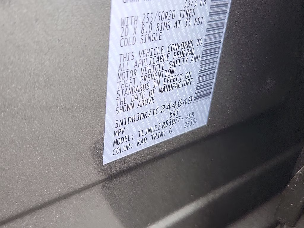 2026 Gun Metallic Nissan Pathfinder Platinum 4X4 SUV