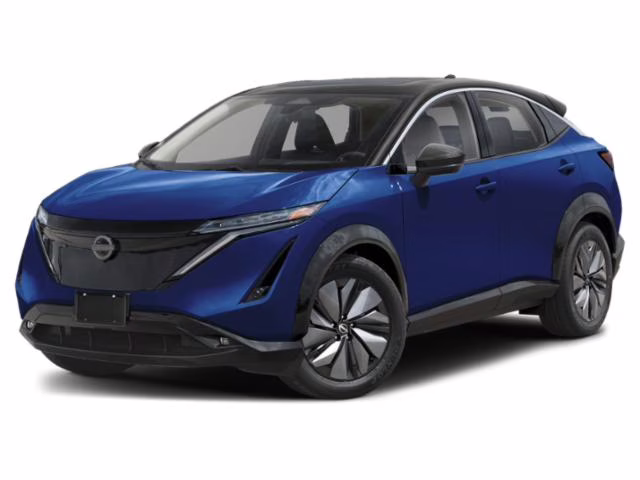 2023 Deep Ocean Blue Pearl/Black Diamond Pearl Nissan ARIYA EVOLVE+ FWD SUV