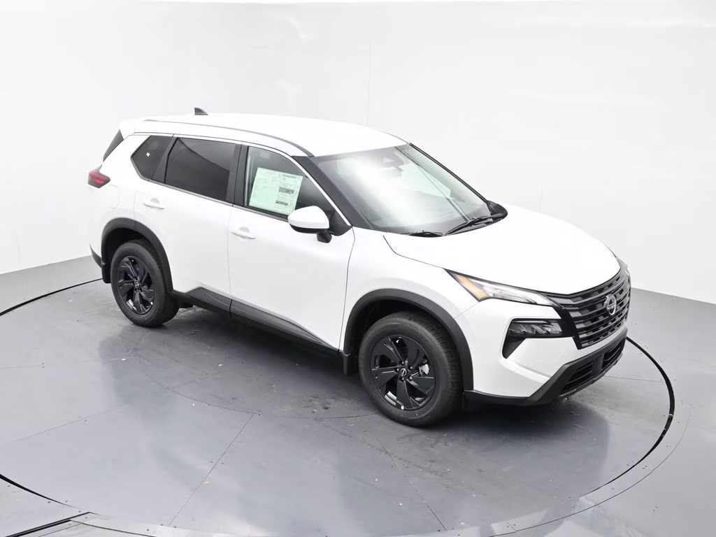 2026 Everest White Pearl Tricoat Nissan Rogue SV FWD SUV