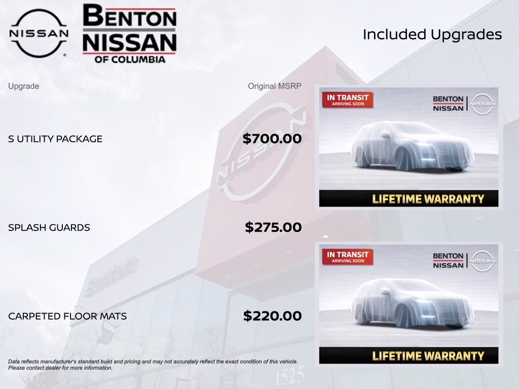 2026 Gun Metallic Nissan Frontier S 4X4 Truck