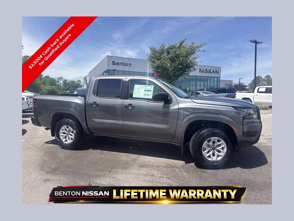 2026 Gun Metallic Nissan Frontier S 4X4 Truck