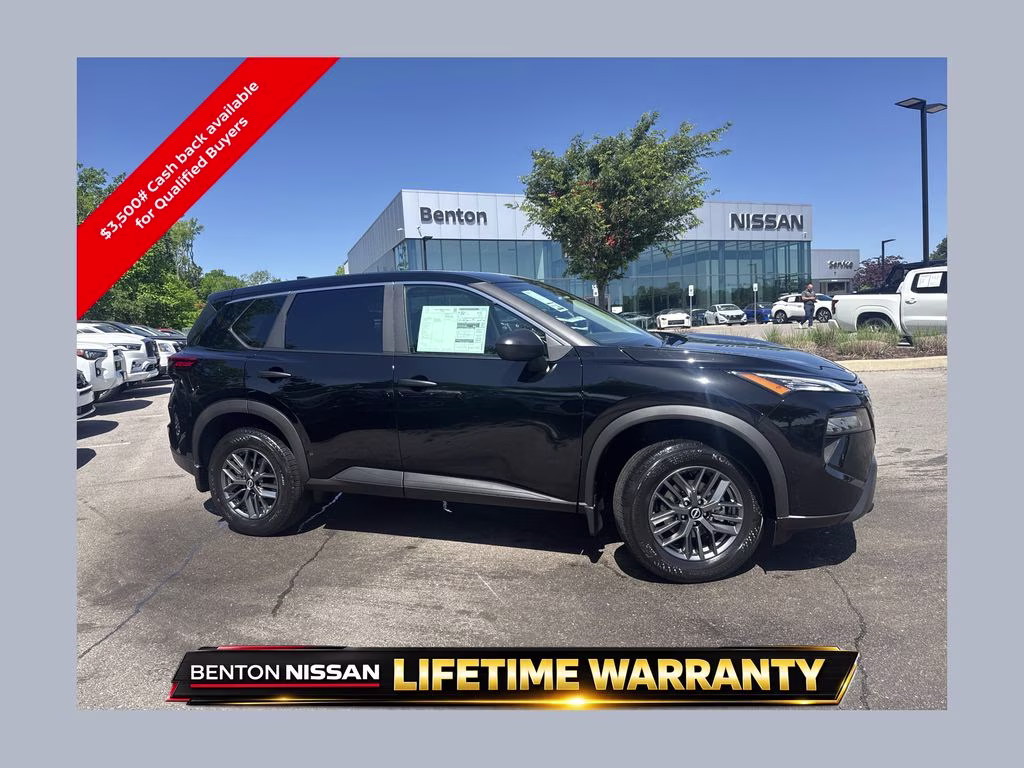 2026 Super Black Nissan Rogue S FWD SUV