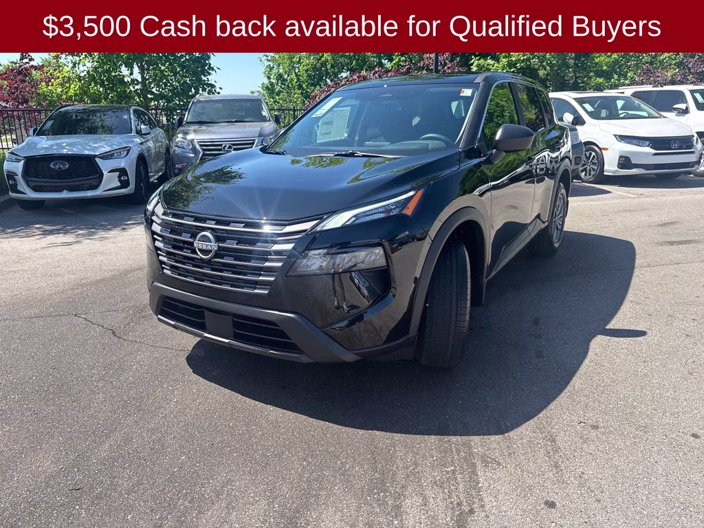 2026 Super Black Nissan Rogue S FWD SUV