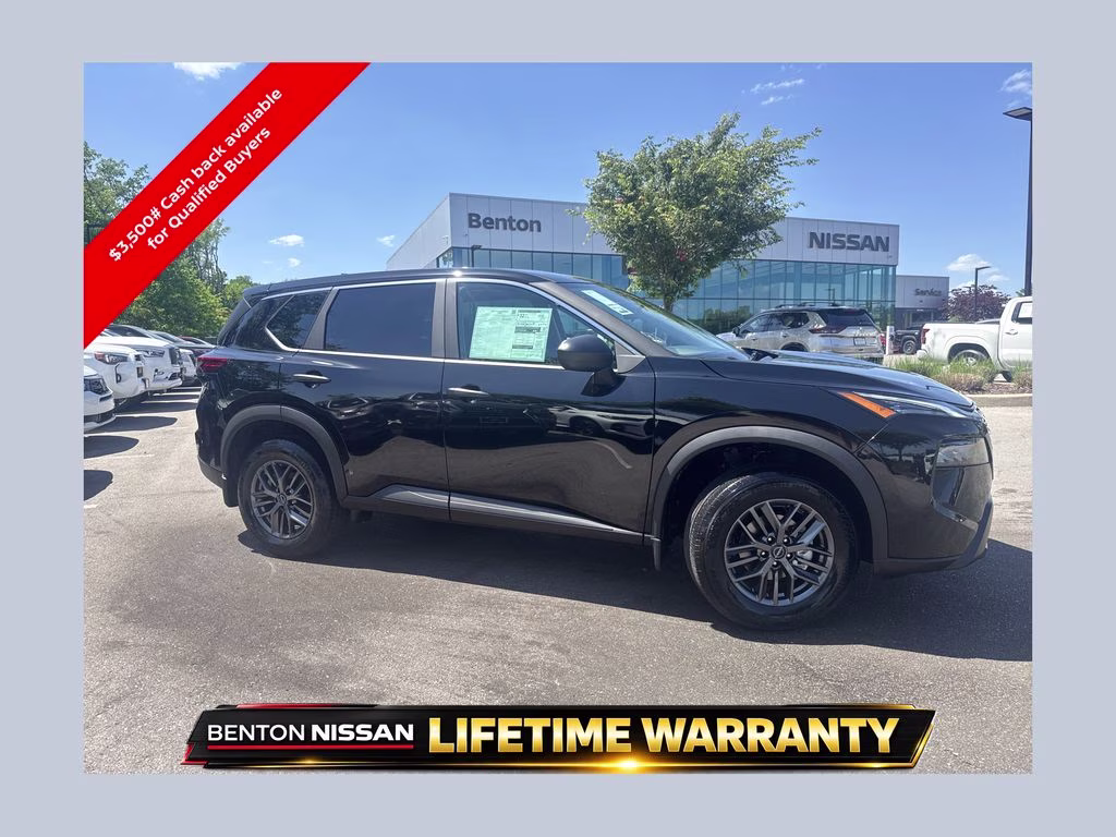 2026 Super Black Nissan Rogue S FWD SUV