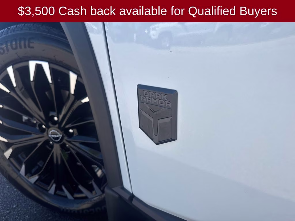 2026 Everest White Pearl Tricoat Nissan Rogue Dark Armor FWD SUV