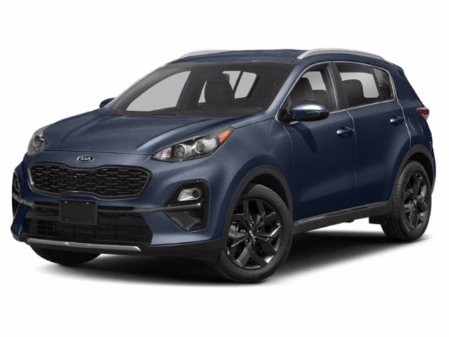 2020 Pacific Blue Kia Sportage S FWD SUV