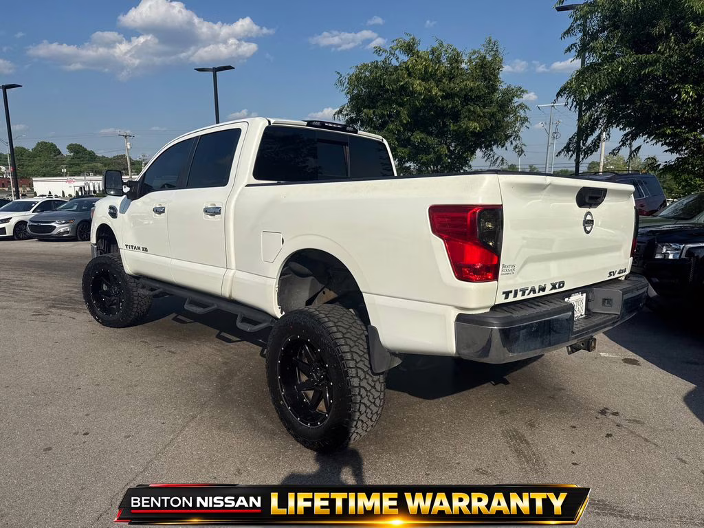 2018 Glacier White Nissan Titan XD S 4X4 Truck