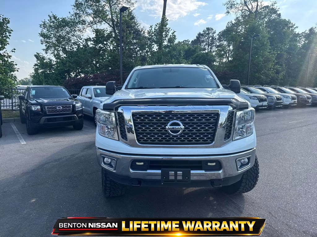 2018 Glacier White Nissan Titan XD S 4X4 Truck