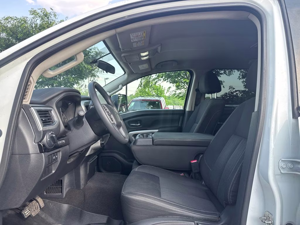 2018 Glacier White Nissan Titan XD S 4X4 Truck