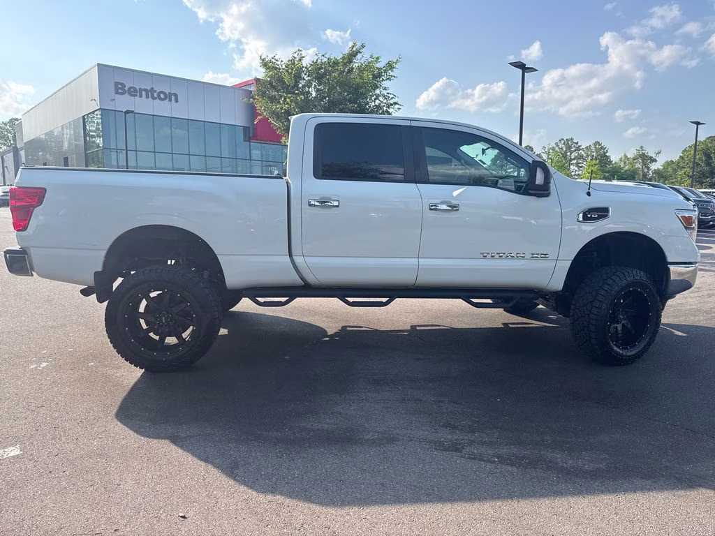 2018 Glacier White Nissan Titan XD S 4X4 Truck