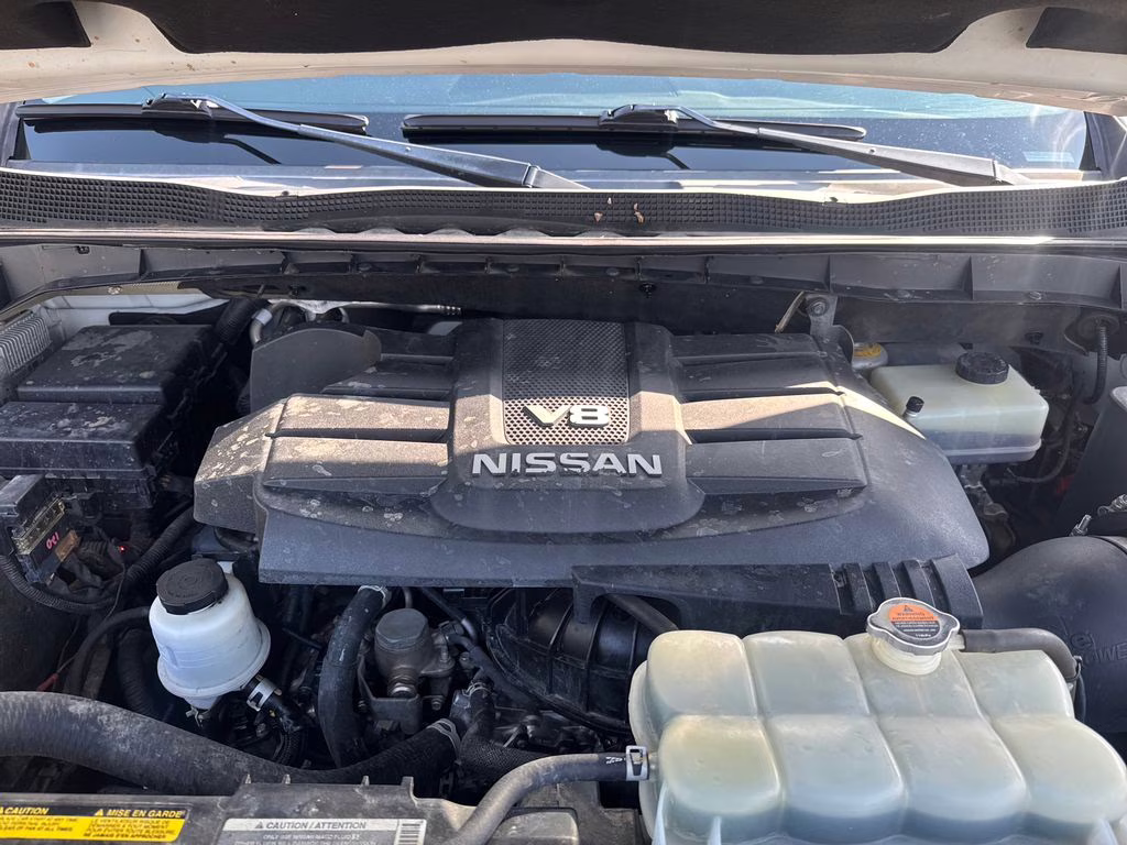 2018 Glacier White Nissan Titan XD S 4X4 Truck