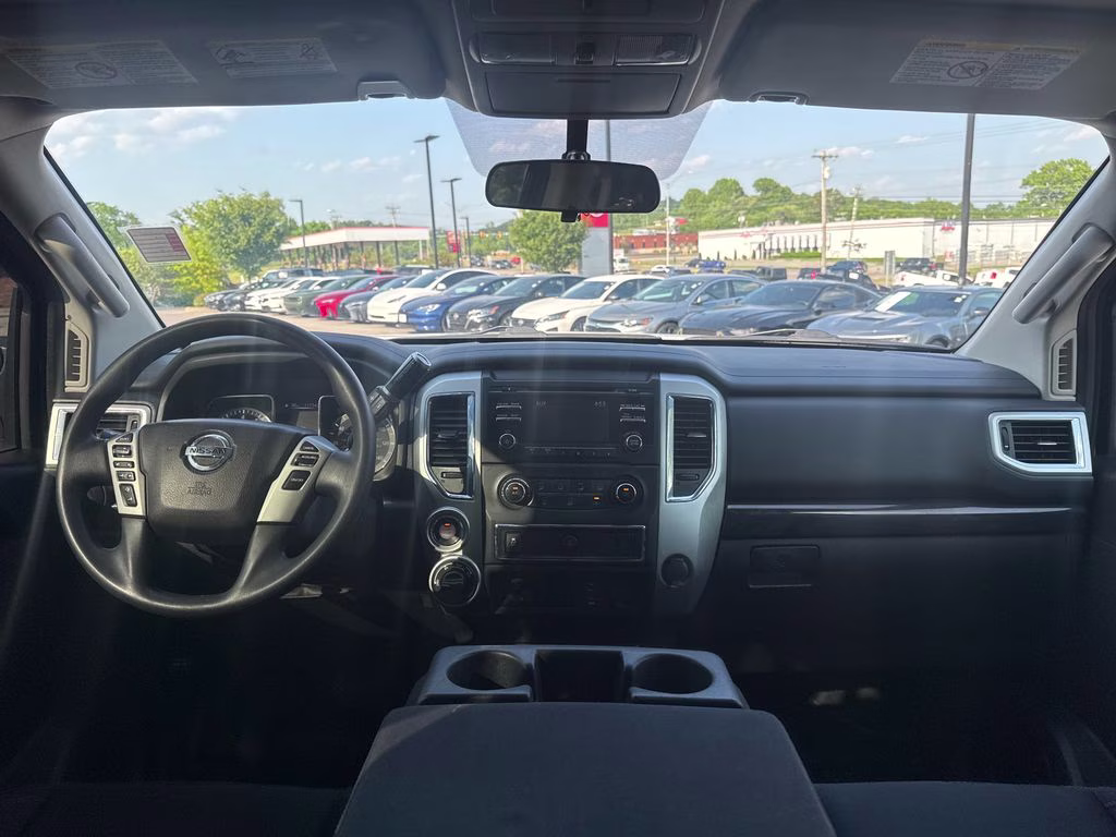 2018 Glacier White Nissan Titan XD S 4X4 Truck