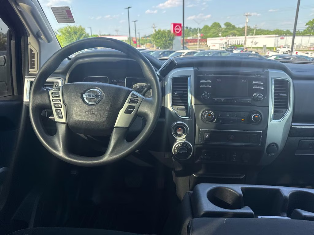 2018 Glacier White Nissan Titan XD S 4X4 Truck