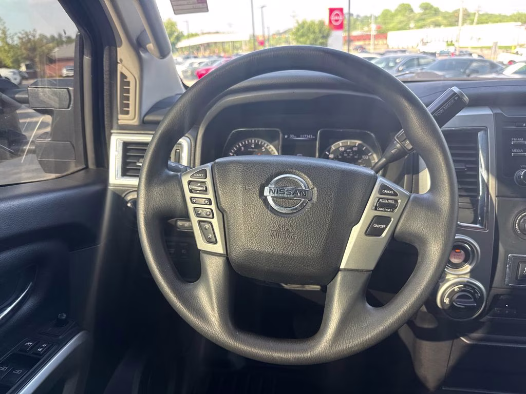 2018 Glacier White Nissan Titan XD S 4X4 Truck