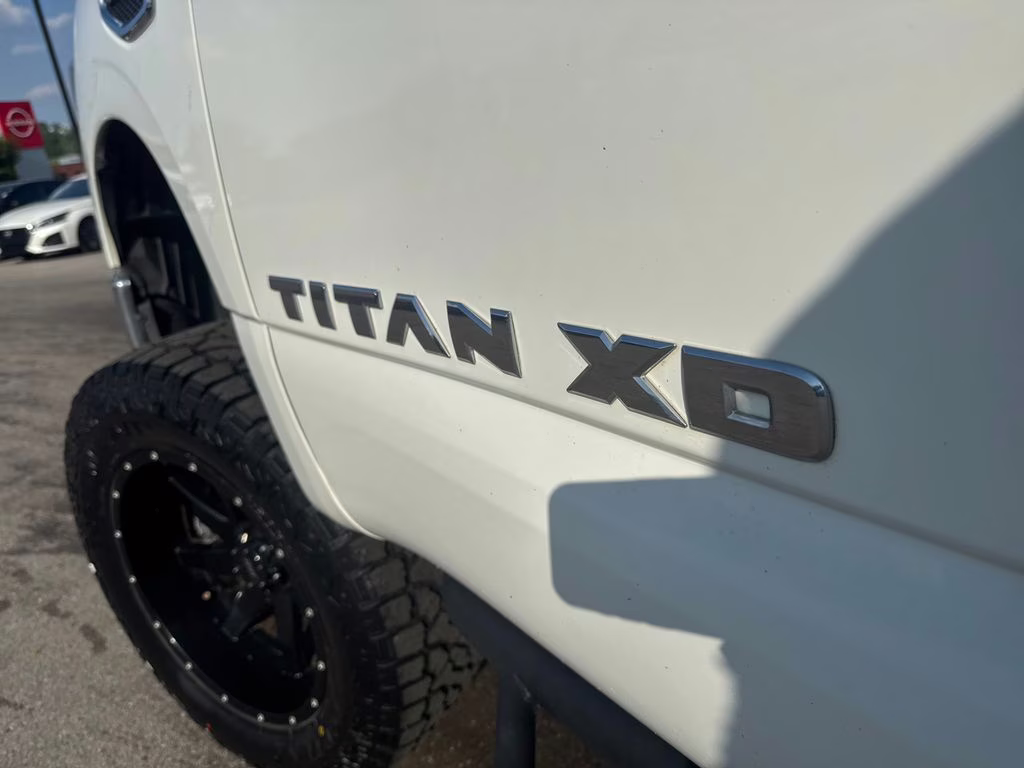 2018 Glacier White Nissan Titan XD S 4X4 Truck