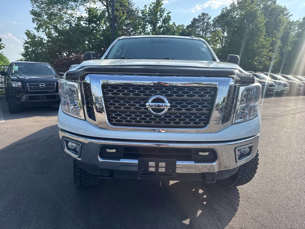 2018 Glacier White Nissan Titan XD S 4X4 Truck