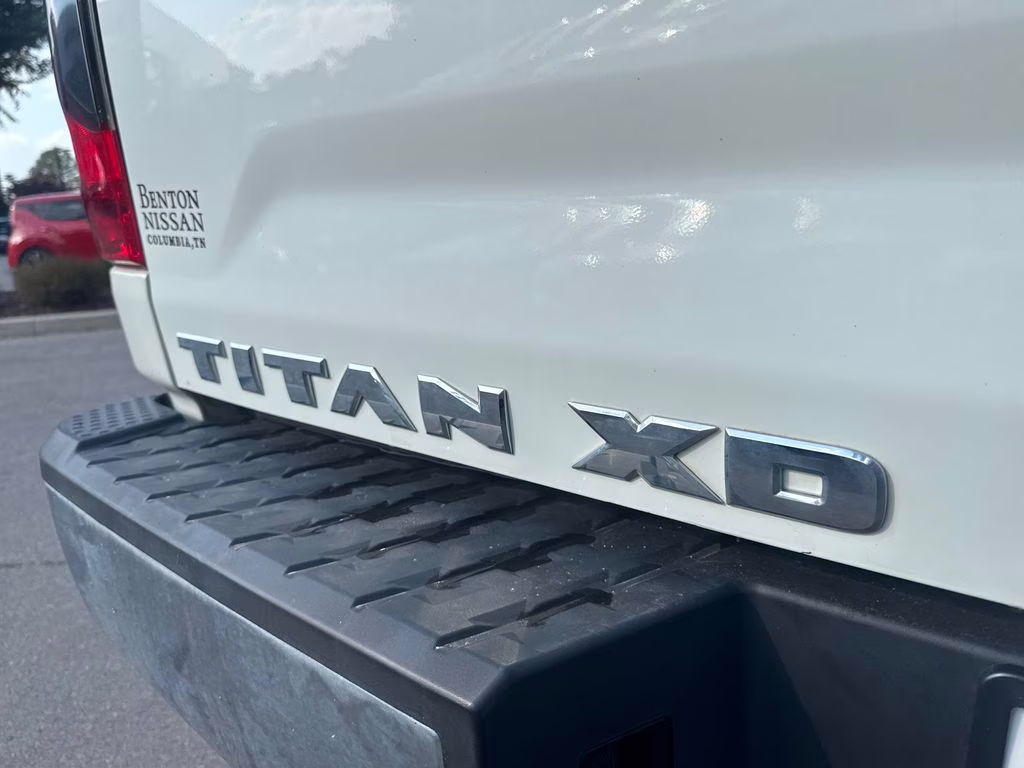 2018 Glacier White Nissan Titan XD S 4X4 Truck