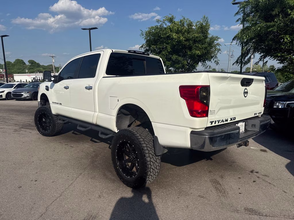2018 Glacier White Nissan Titan XD S 4X4 Truck
