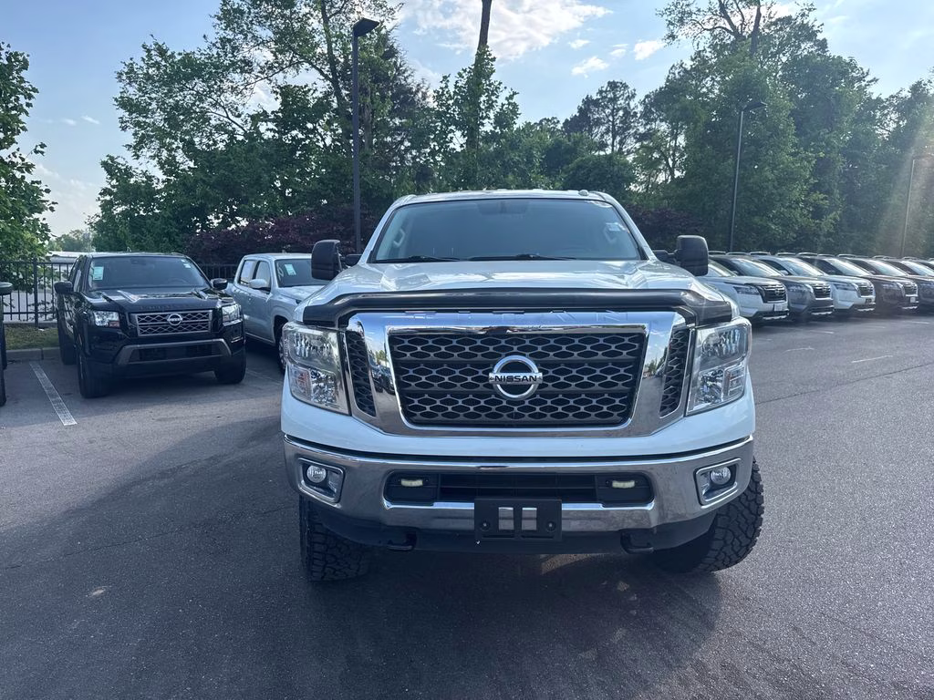 2018 Glacier White Nissan Titan XD S 4X4 Truck