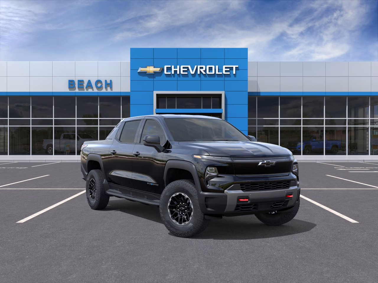 2026 Black Chevrolet Silverado EV Trail Boss - Extended Range 4X4 Truck