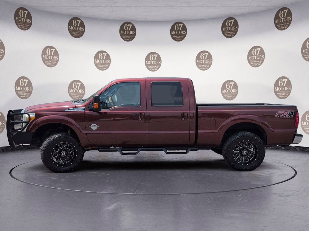 2016 Burgundy Ford Super Duty F-250 SRW Lariat 4X4 Truck