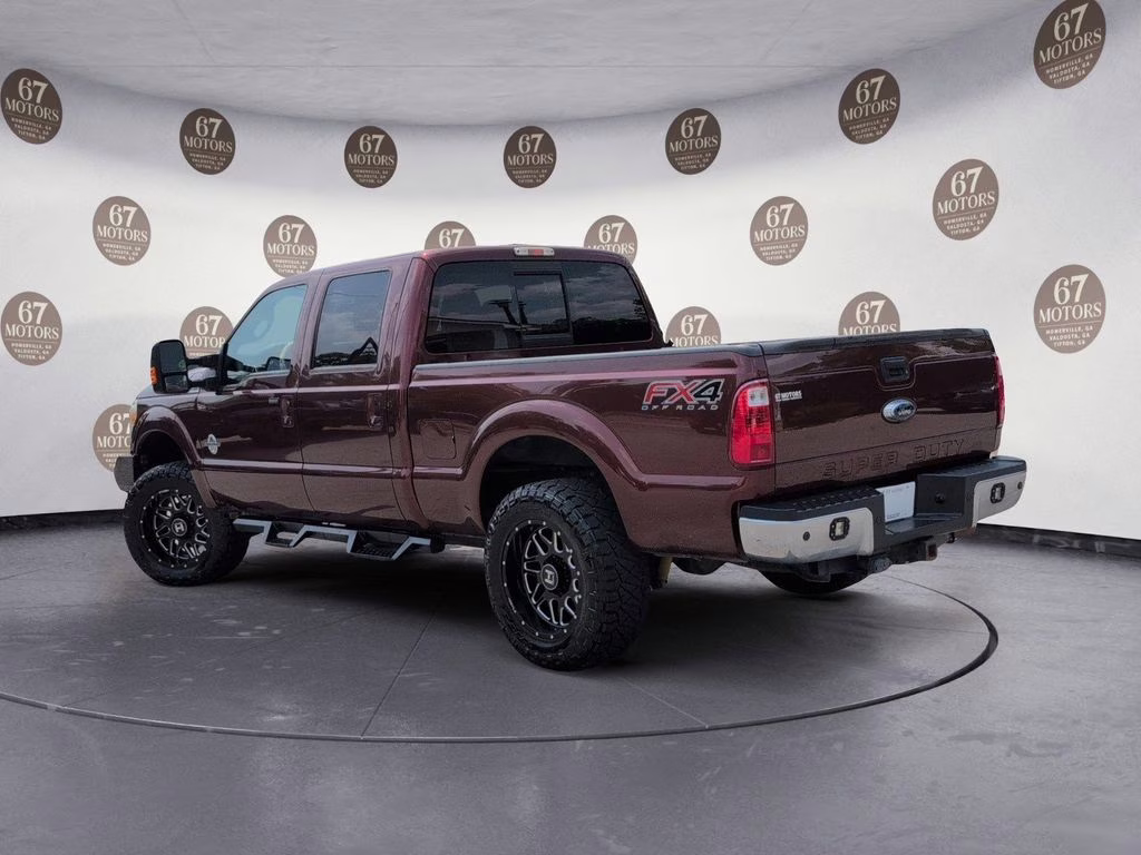 2016 Burgundy Ford Super Duty F-250 SRW Lariat 4X4 Truck