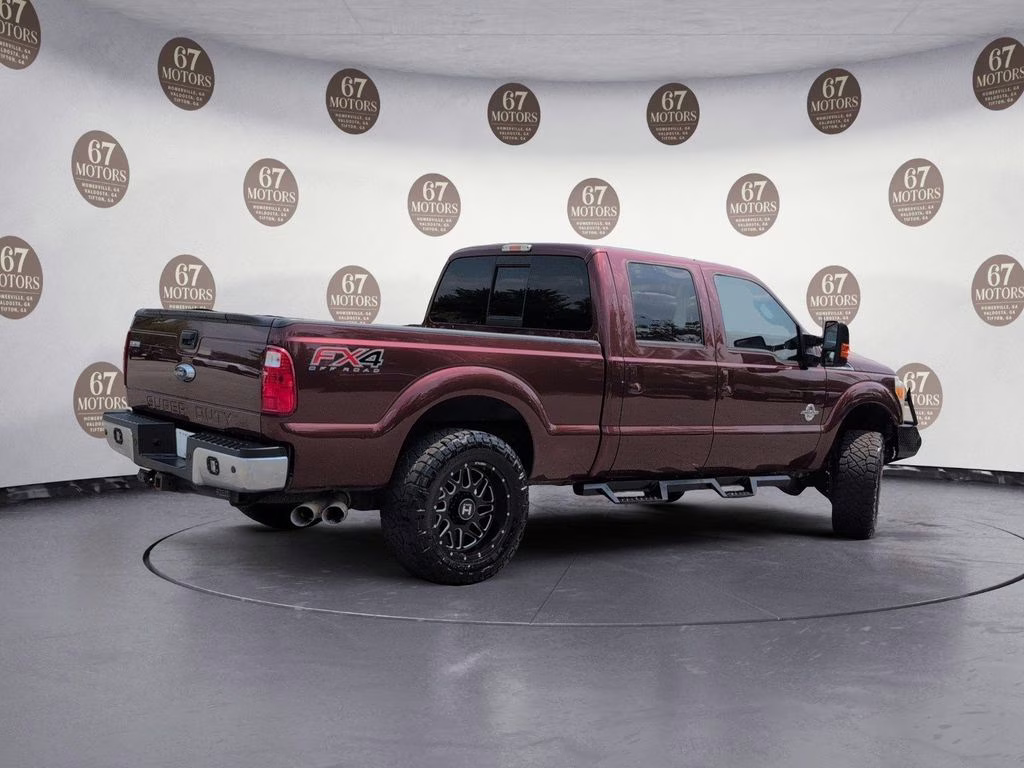 2016 Burgundy Ford Super Duty F-250 SRW Lariat 4X4 Truck