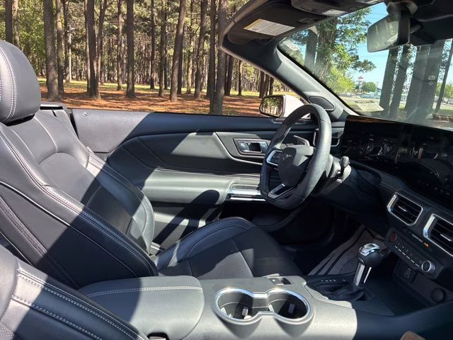 2025 Oxford White Ford Mustang EcoBoost Premium RWD Convertible
