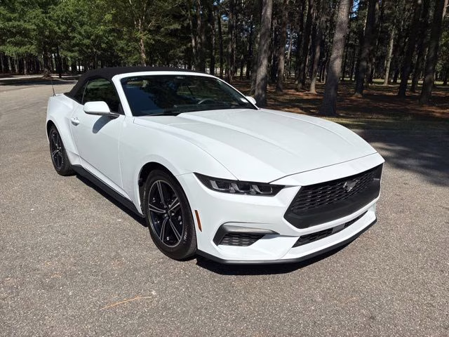 2025 Oxford White Ford Mustang EcoBoost Premium RWD Convertible