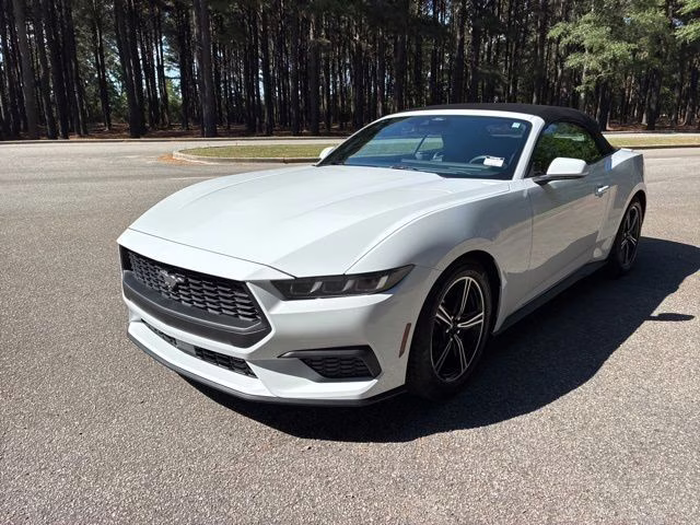 2025 Oxford White Ford Mustang EcoBoost Premium RWD Convertible