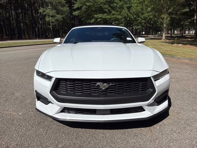 2025 Oxford White Ford Mustang EcoBoost Premium RWD Convertible
