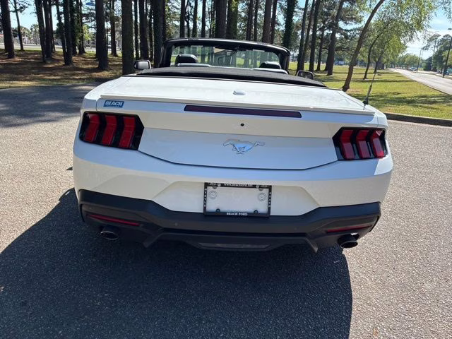 2025 Oxford White Ford Mustang EcoBoost Premium RWD Convertible