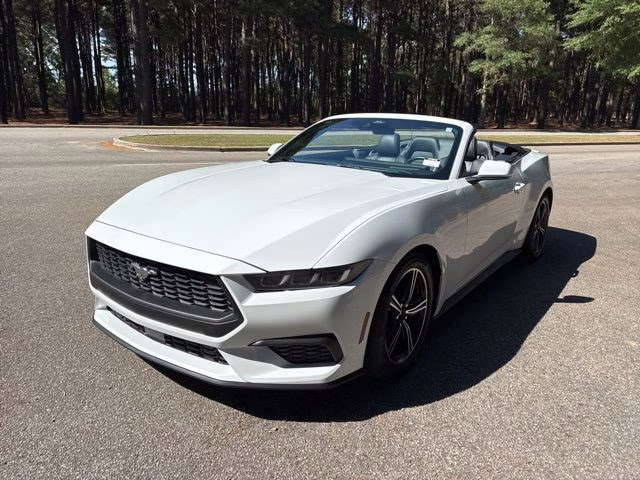 2025 Oxford White Ford Mustang EcoBoost Premium RWD Convertible