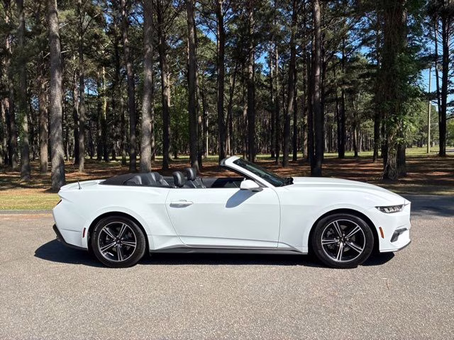 2025 Oxford White Ford Mustang EcoBoost Premium RWD Convertible