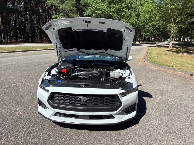 2025 Oxford White Ford Mustang EcoBoost Premium RWD Convertible